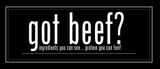 Got Beef? 