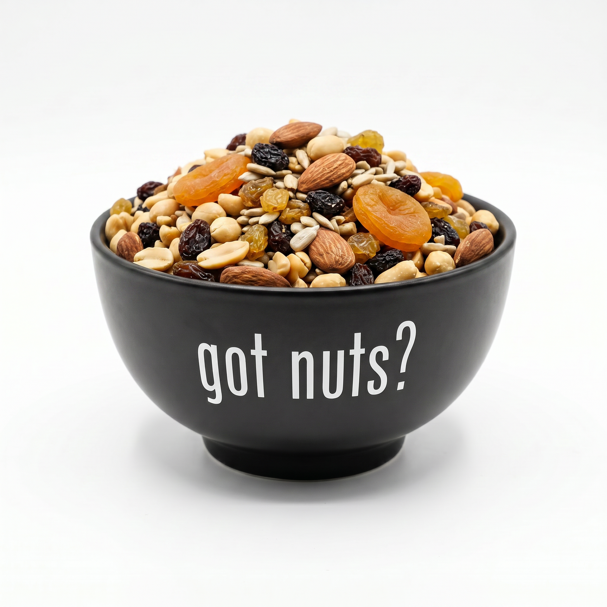 Natural Trail Mix in a Got Nuts bowl