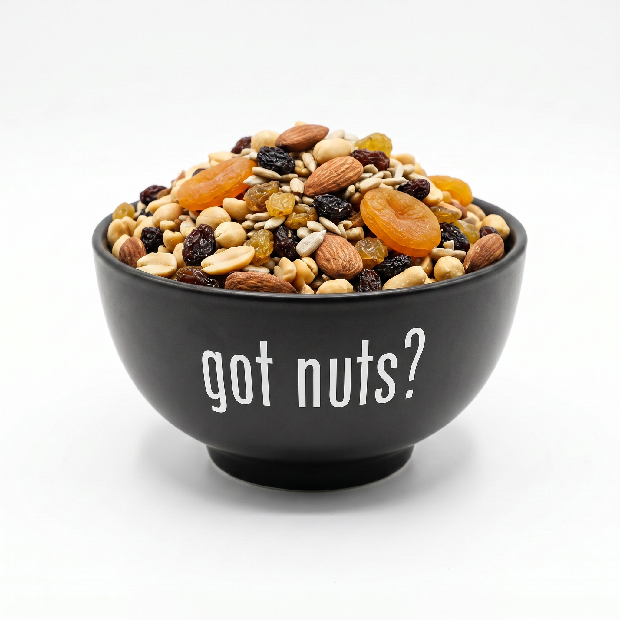 Natural Trail Mix in a Got Nuts bowl
