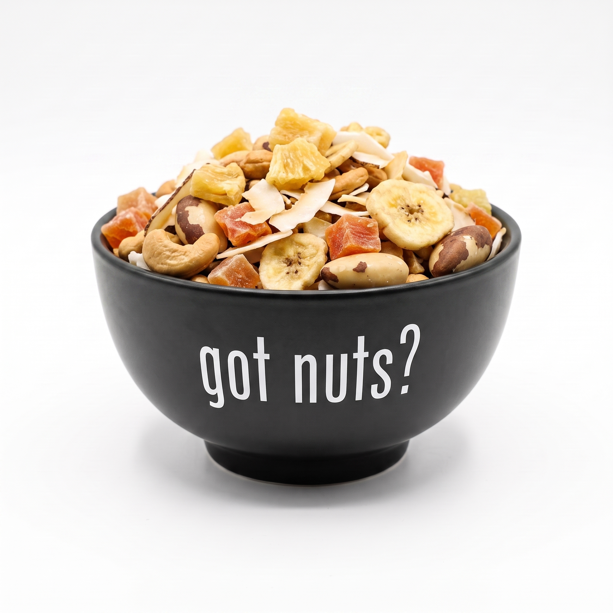 Tropical Trail Mix in a Got Nuts bowl